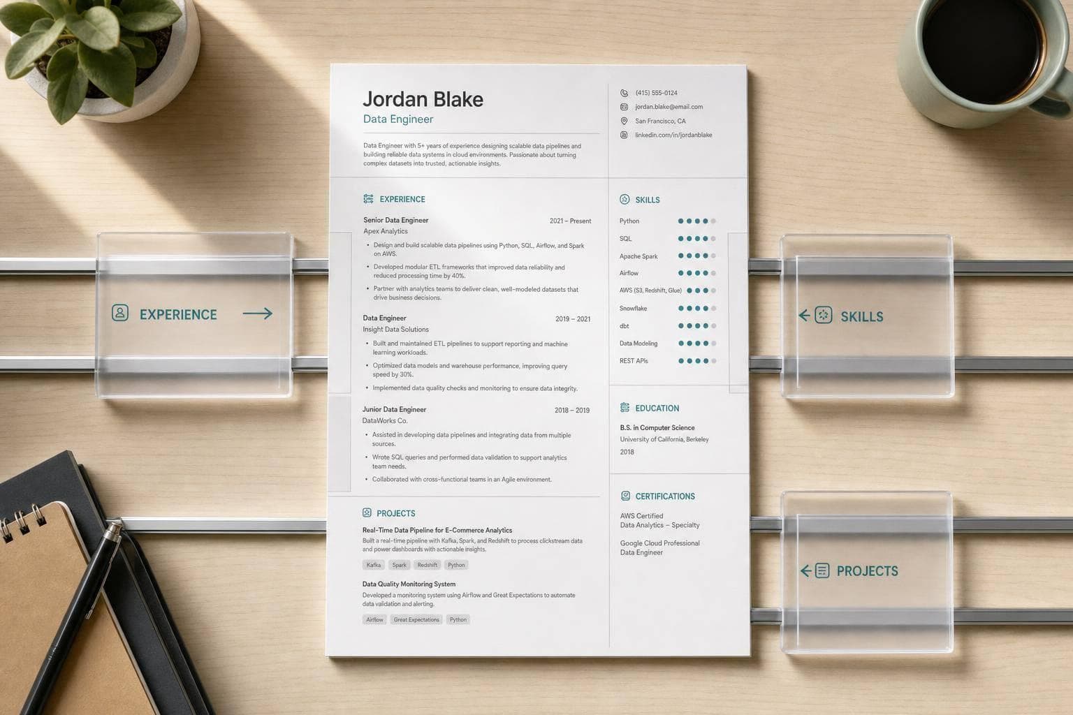 Data Engineer Resume Generator